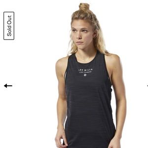 Reebok Les Mills live forward tank size XS